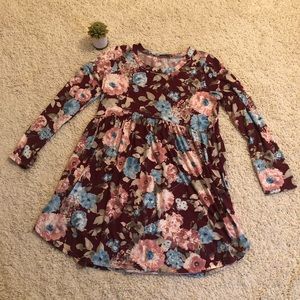 Women’s Floral casual long sleeve dress